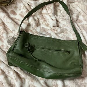 Green Leather Shoulder Bag
